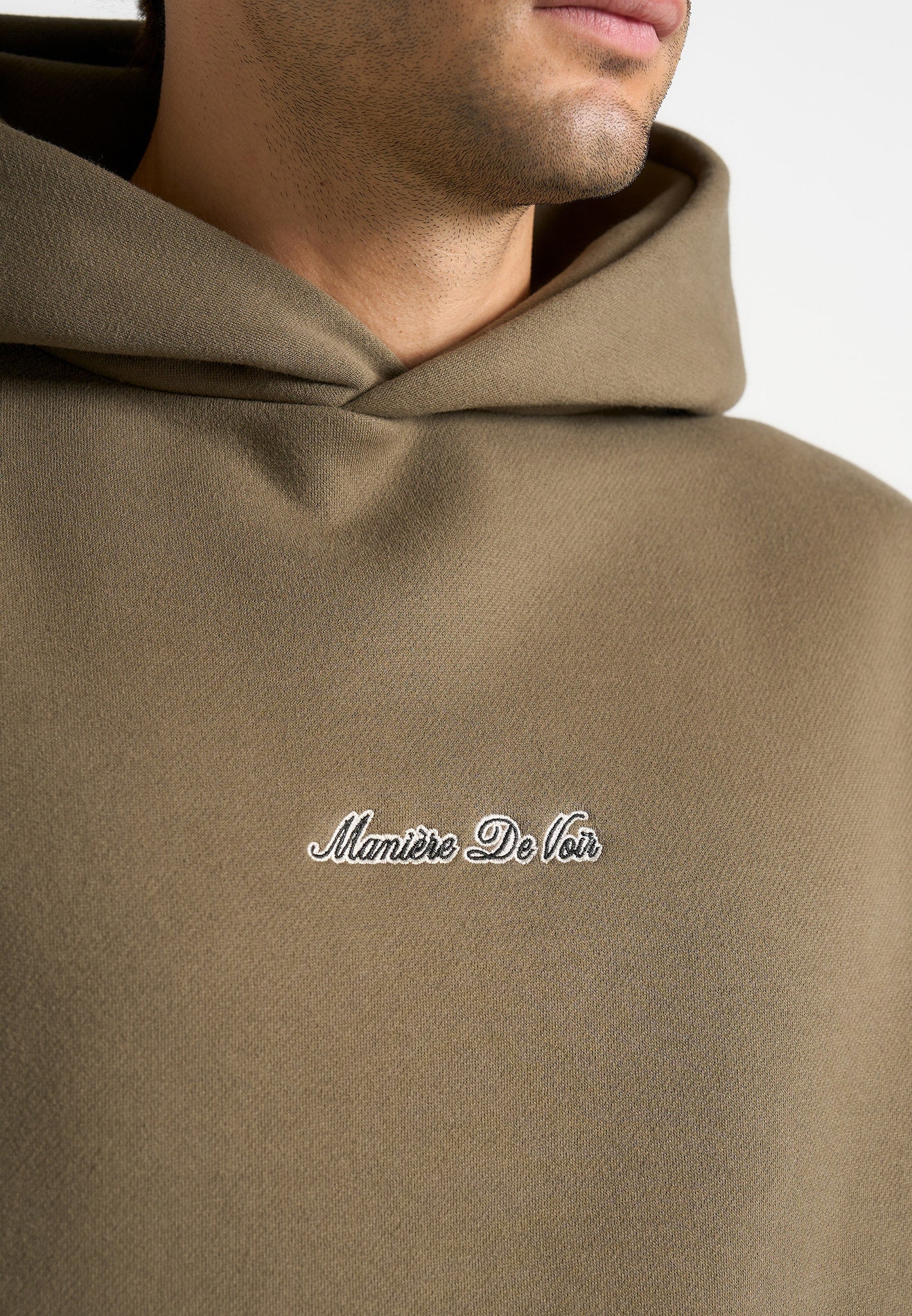 JS001 - Unisex Signature Relaxed Fit Hoodie - Olive – Image 7