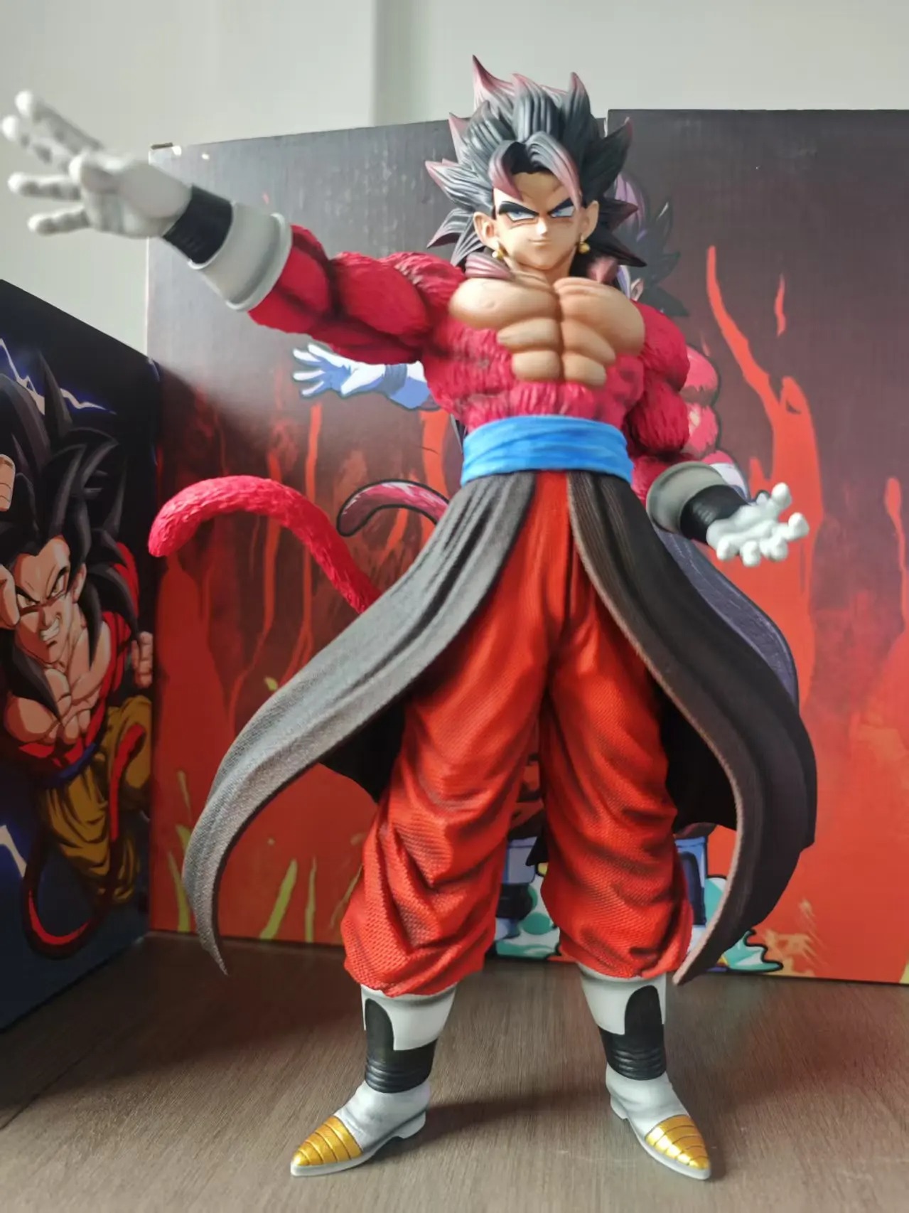 Figurine Vegito Super Saiyan 4 Xeno 30 cm – Dragon Ball Heroes | PVC Premium Sans Boîte – Image 4
