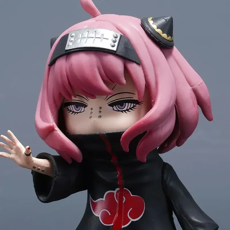 Figurine Anya Forger Akatsuki 17,5 cm – Style Chibi Naruto & Spy x Family – Image 7